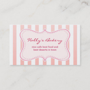 milky design bakery business card