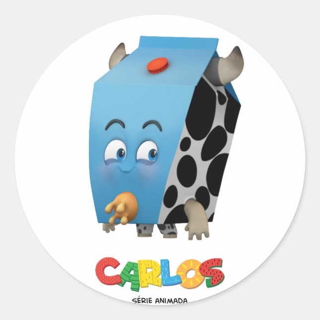 MIlky Sticker - Karl Animated Series (Front)