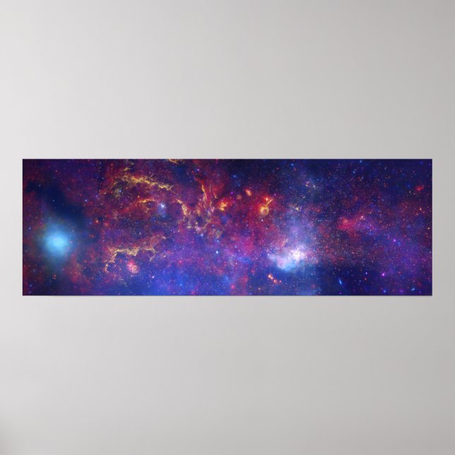 Milky Way, Astronomy Print, NASA, Space, Hubble Poster (Front)