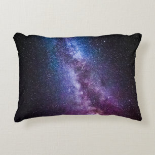 Milky way bright colours accent pillow