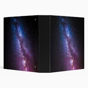 Milky way bright colours binder