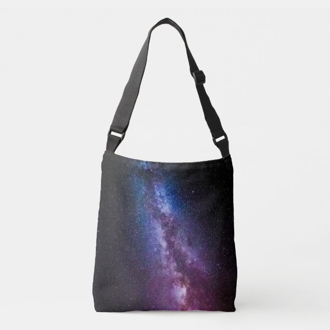Milky way bright colours crossbody bag (Front)
