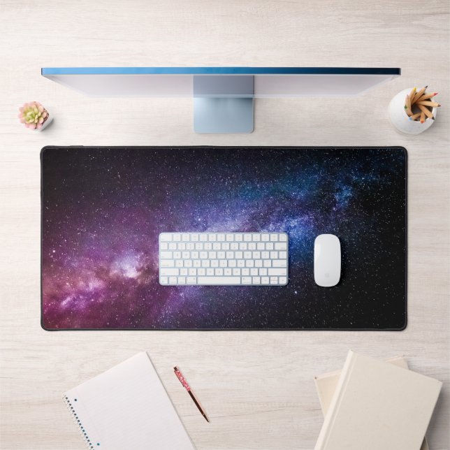 Milky way bright colours desk mat (Office 1)
