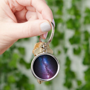 Milky way bright colours keychain