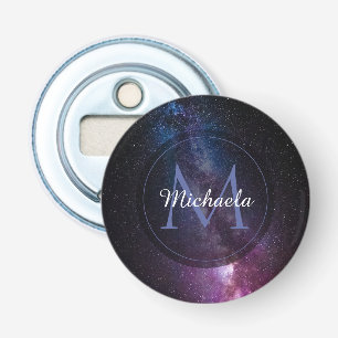 Milky way bright colours personalizable monogram bottle opener