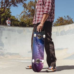 Milky way bright colours skateboard