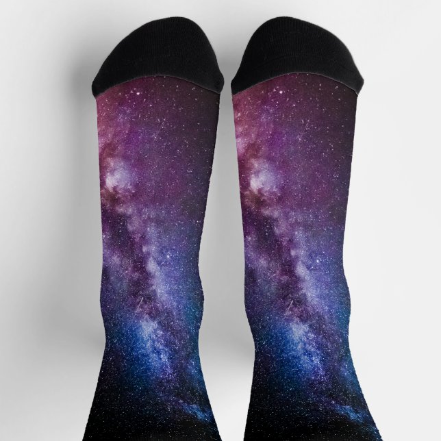 Milky way bright colours socks (Top)