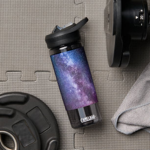 Milky way bright colours water bottle
