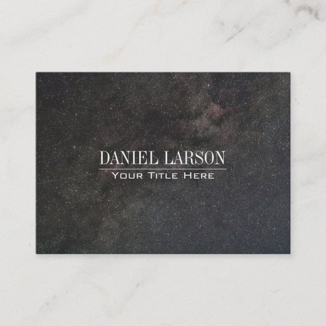 Milky Way Business Card (Front)