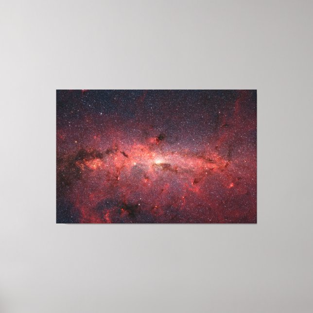 Milky Way Galactic Centre, Stars, Clouds, Clusters Canvas Print (Front)