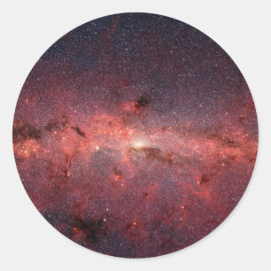Milky Way Galactic Centre, Stars, Clouds, Clusters Classic Round Sticker
