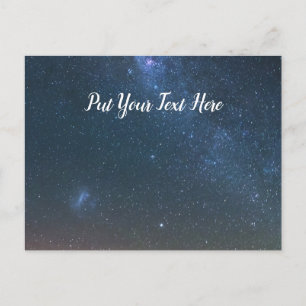 Milky Way Galaxy Background   Night Sky Stars Postcard