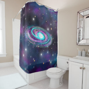 Milky Way Galaxy   Cosmic Blue Purple Pink Glow
