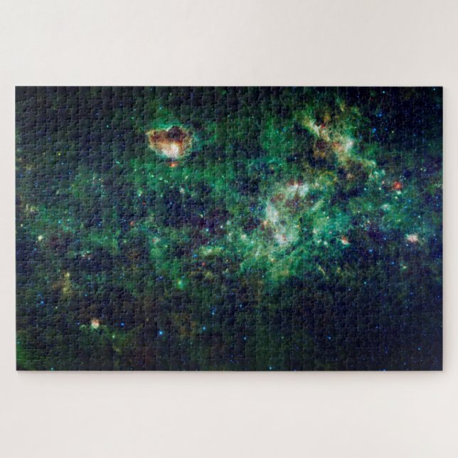 Milky Way galaxy Cosmic Space Jigsaw Puzzle (Horizontal)