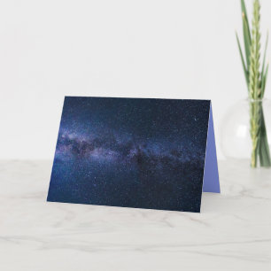 milky way galaxy greeting card