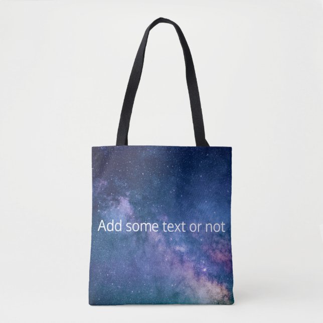 Milky Way Galaxy Tote Bag (Front)