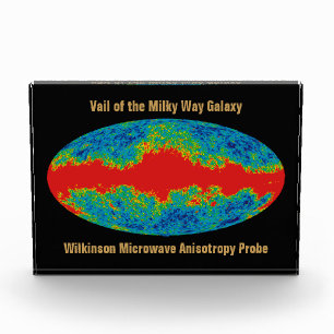 Milky Way Galaxy Veil Over WMAP Universe   Photo Block