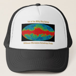 Milky Way Galaxy Veil Over WMAP Universe Trucker Hat
