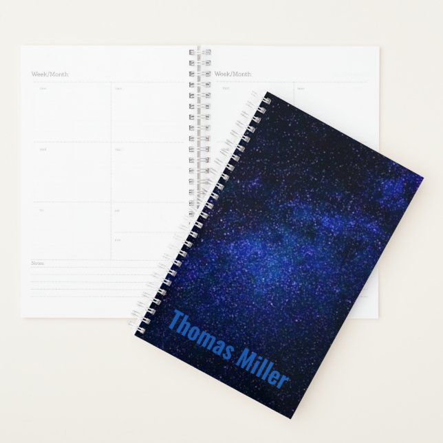 "Milky Way" Image, Personalized Planner (Display)