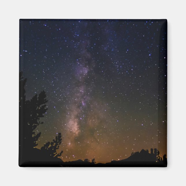 Milky Way night sky, California Magnet (Front)