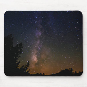 Milky Way night sky, California Mouse Pad