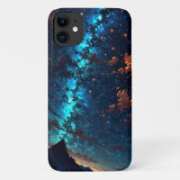 Milky Way Night Sky-Cosmic Starry Design