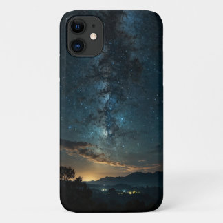 Milky Way Night Sky-Cosmic Starry Design iPhone 11 Case