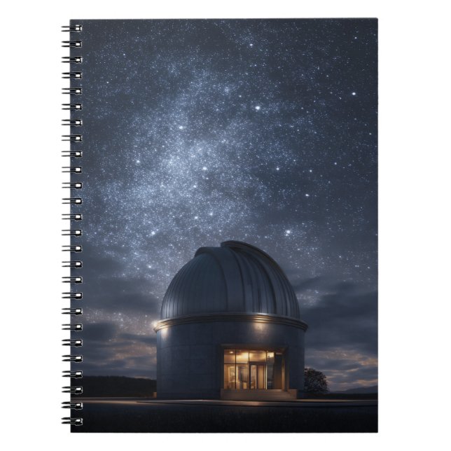 Milky Way Observatory Starry Sky Notebook (Front)