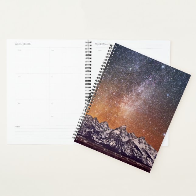 Milky Way over Grand Teton Planner (Display)