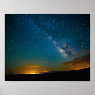 Milky Way over Taos, New Mexico Poster