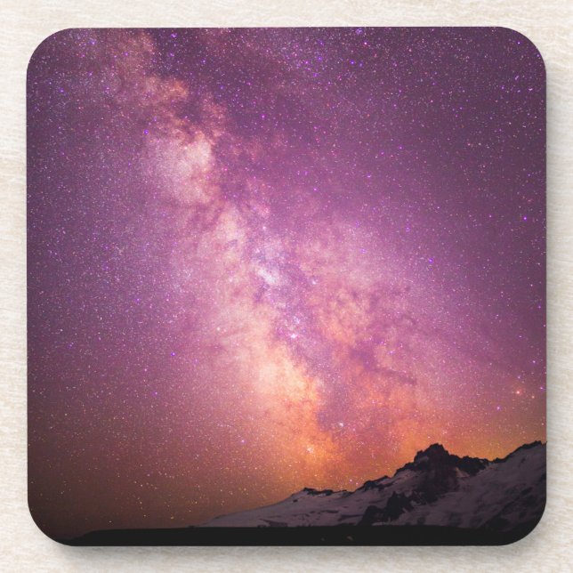 Milky Way | Over the Shoulder of Mt. Rainier Coaster (Front)