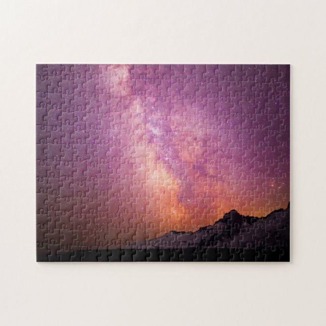 Milky Way | Over the Shoulder of Mt. Rainier Jigsaw Puzzle (Horizontal)