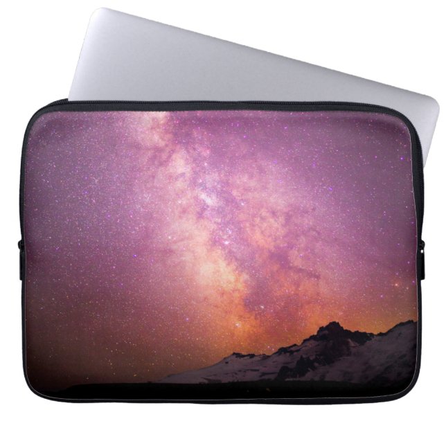 Milky Way | Over the Shoulder of Mt. Rainier Laptop Sleeve (Front)
