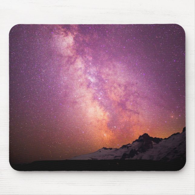 Milky Way | Over the Shoulder of Mt. Rainier Mouse Pad (Front)