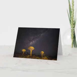 Milky Way Quiver Tree Keetmanshoop Namibia Card