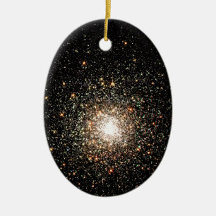 Milky Way Star Cluster Ceramic Ornament