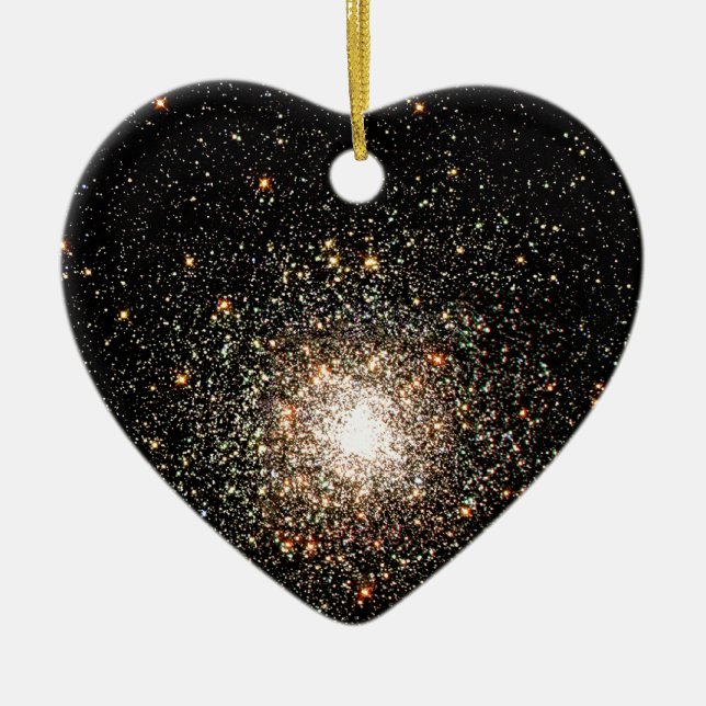 Milky Way Star Cluster Ceramic Ornament (Front)