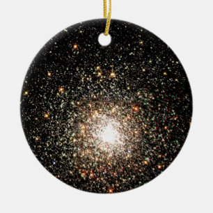 Milky Way Star Cluster Ceramic Ornament