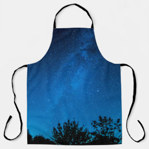 Milky way starry sky sky star apron
