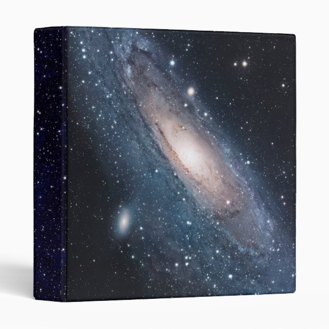 Milky Way Stars Andromeda Galaxy Space Modern Cool Binder (Front/Spine)