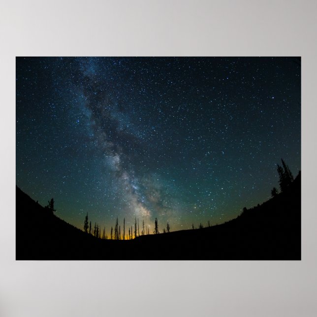 Milkyway at Night Poster (Front)