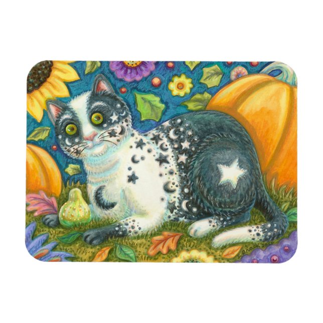 MILKYWAY HALLOWEEN MYSTICAL CAT MAGNET (Horizontal)