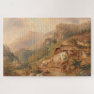Mill near Steierling, Upper Austria Emil Barbarini Jigsaw Puzzle