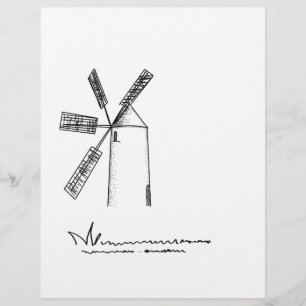 mill on white background