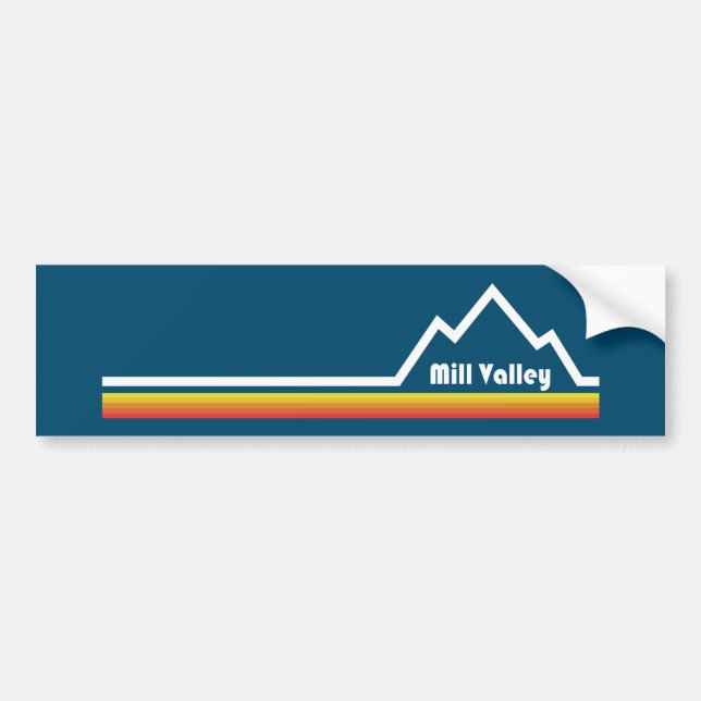 Mill Valley California Bumper Sticker (Front)