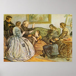 Millais - A Christmas Story 1862 Poster