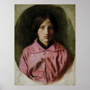 Millais - A Highland Lassie 1854 Poster