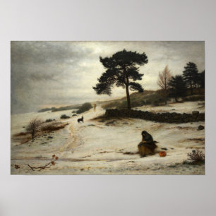 Millais - Blow Blow Thou Winter Wind Poster