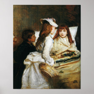 Millais - Getting Better 1876 Poster