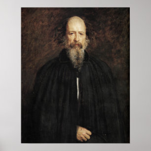 Millais - Lord Alfred Tennyson 1881 Poster
